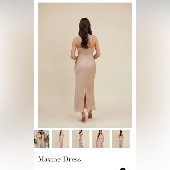 Park and Fifth Maxine Dress Gold - Picture 2 of 5